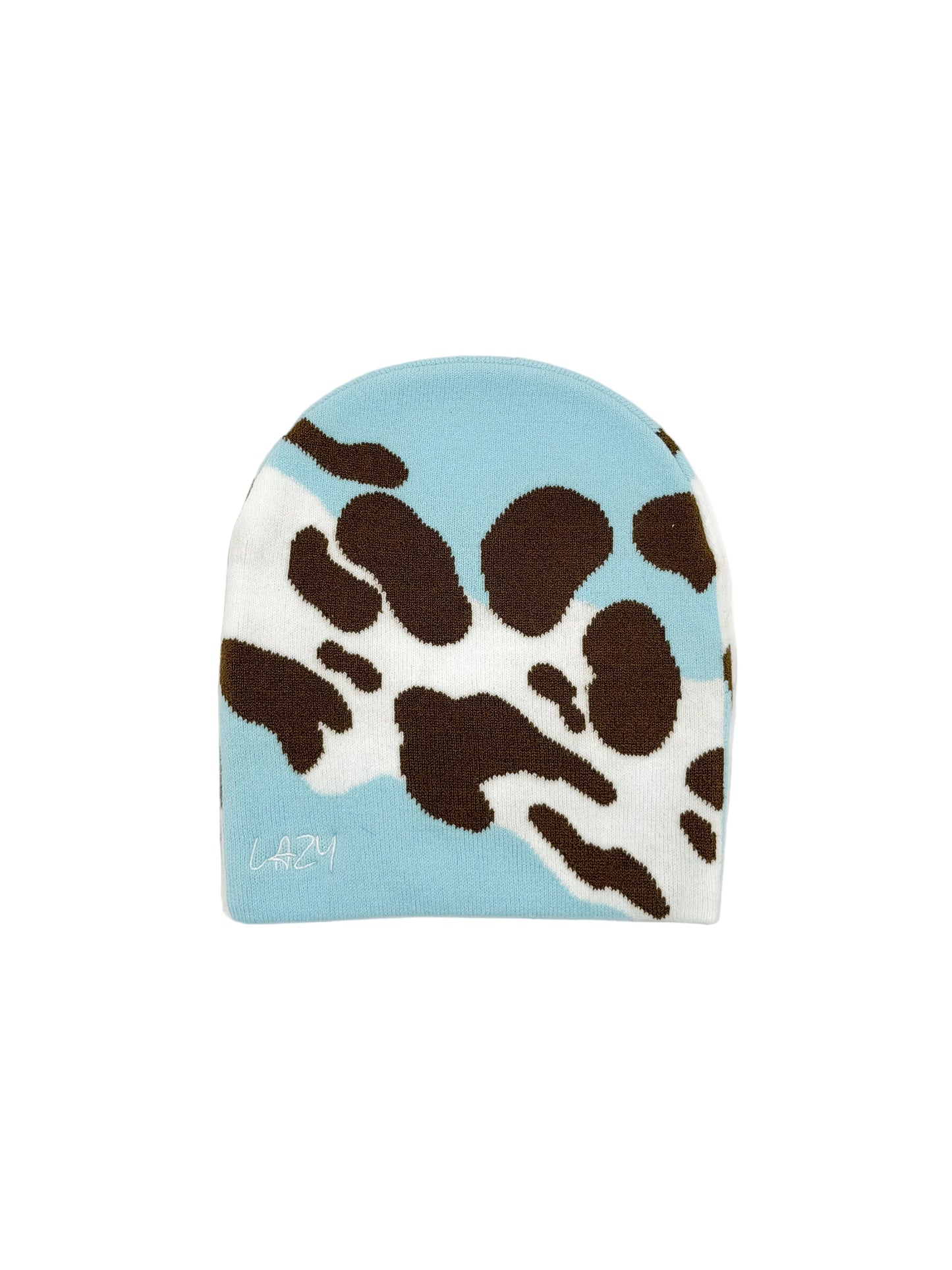 Blue Cow Beanie